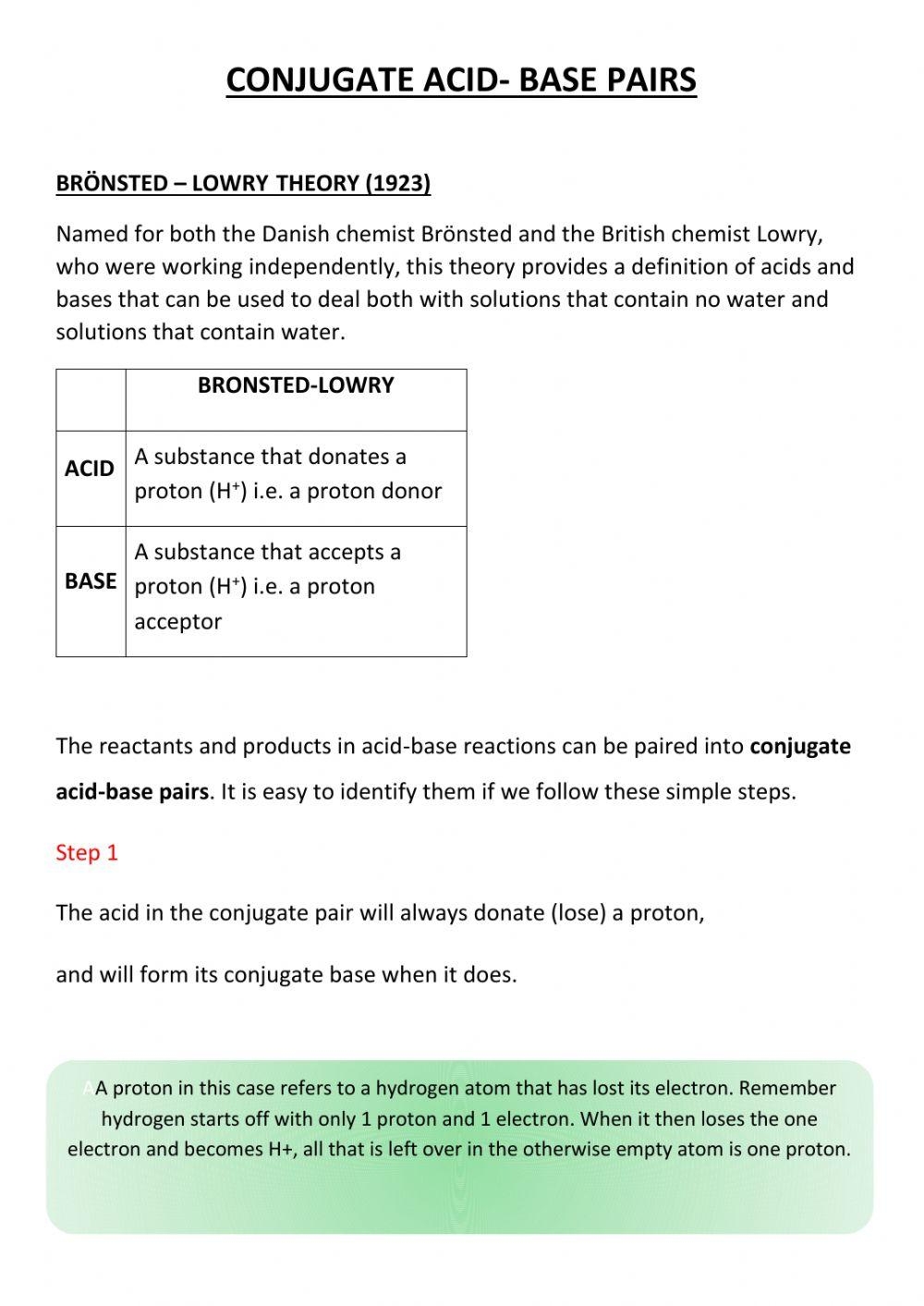Acids And Bases Worksheet 3 Worksheet Live Worksheets Worksheets 