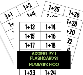 Adding 1 Flash Cards By Brittney Reemtsma TPT