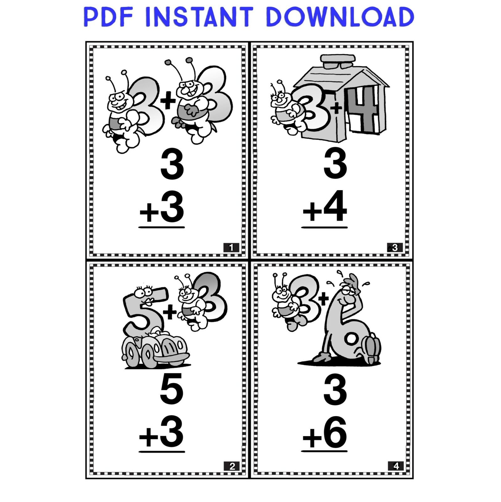 Addition The Fun Way Clue Cards PDF Download City Creek Press Inc 