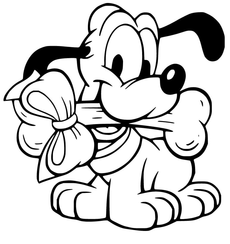 Disney Pluto Coloring Pages