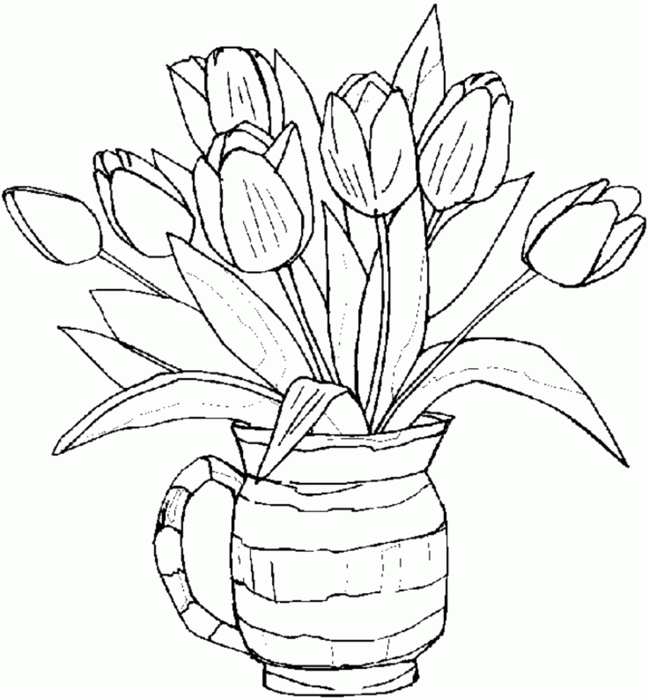 adult coloring pages flowers free