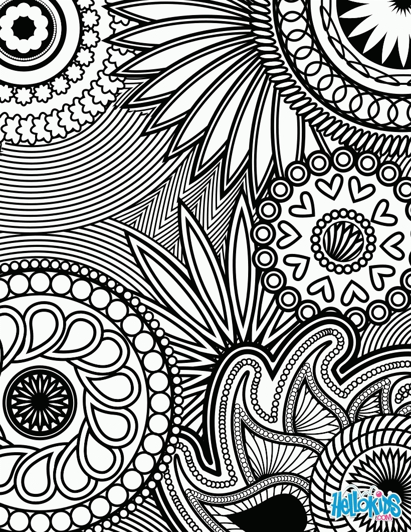free coloring pages patterns