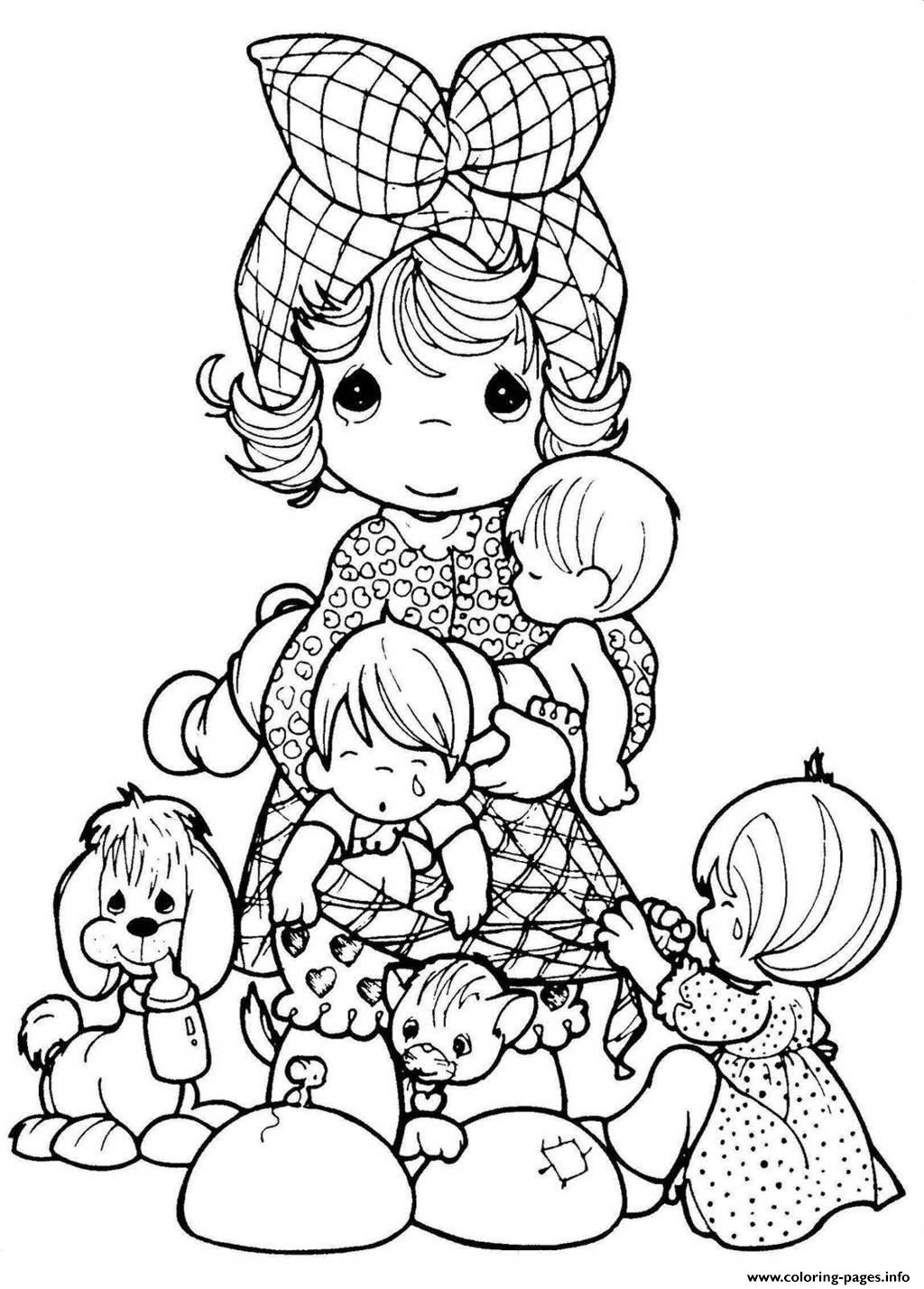 Adult Precious Moments Coloring Pages Printable