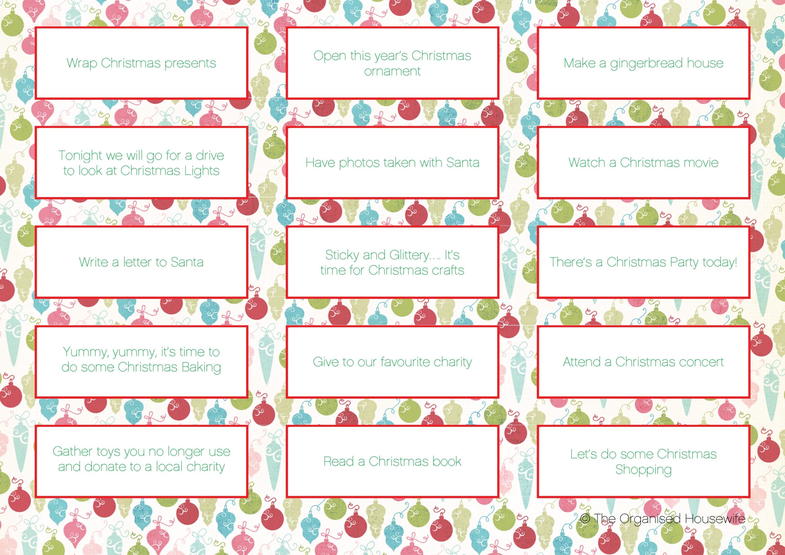 advent activities for adults printable