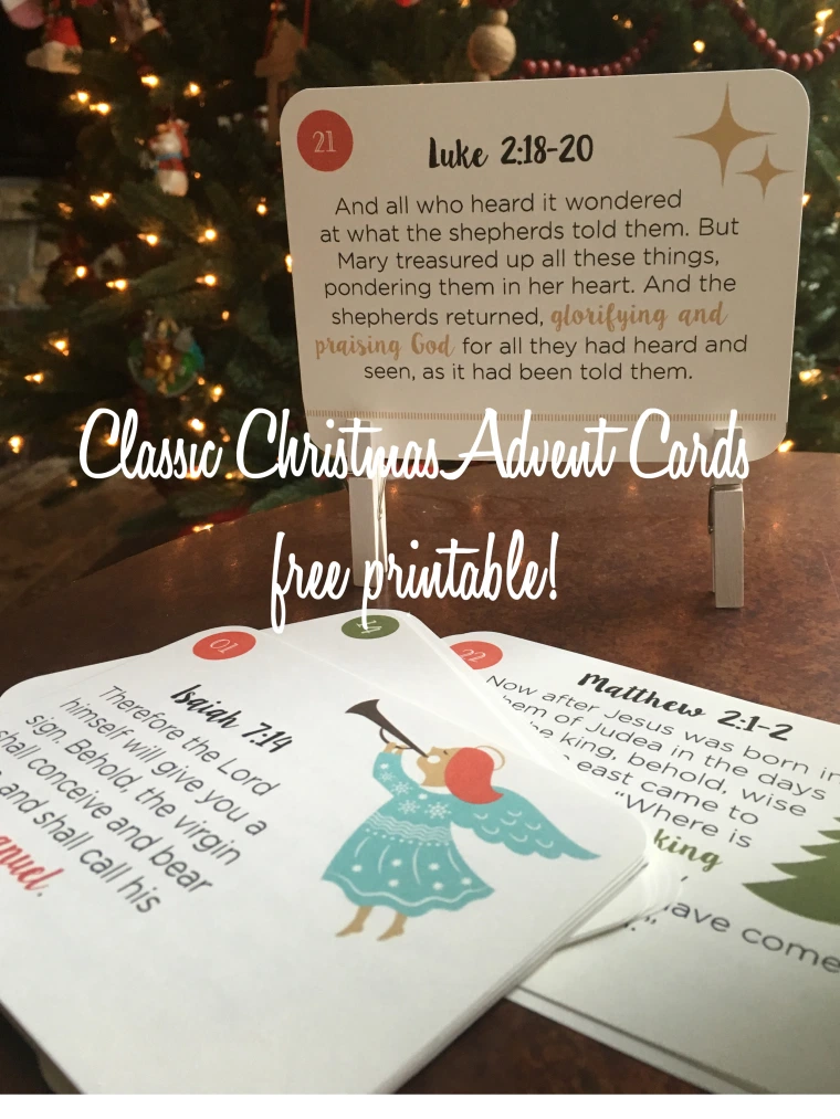Advent Cards Free Printable Artofit