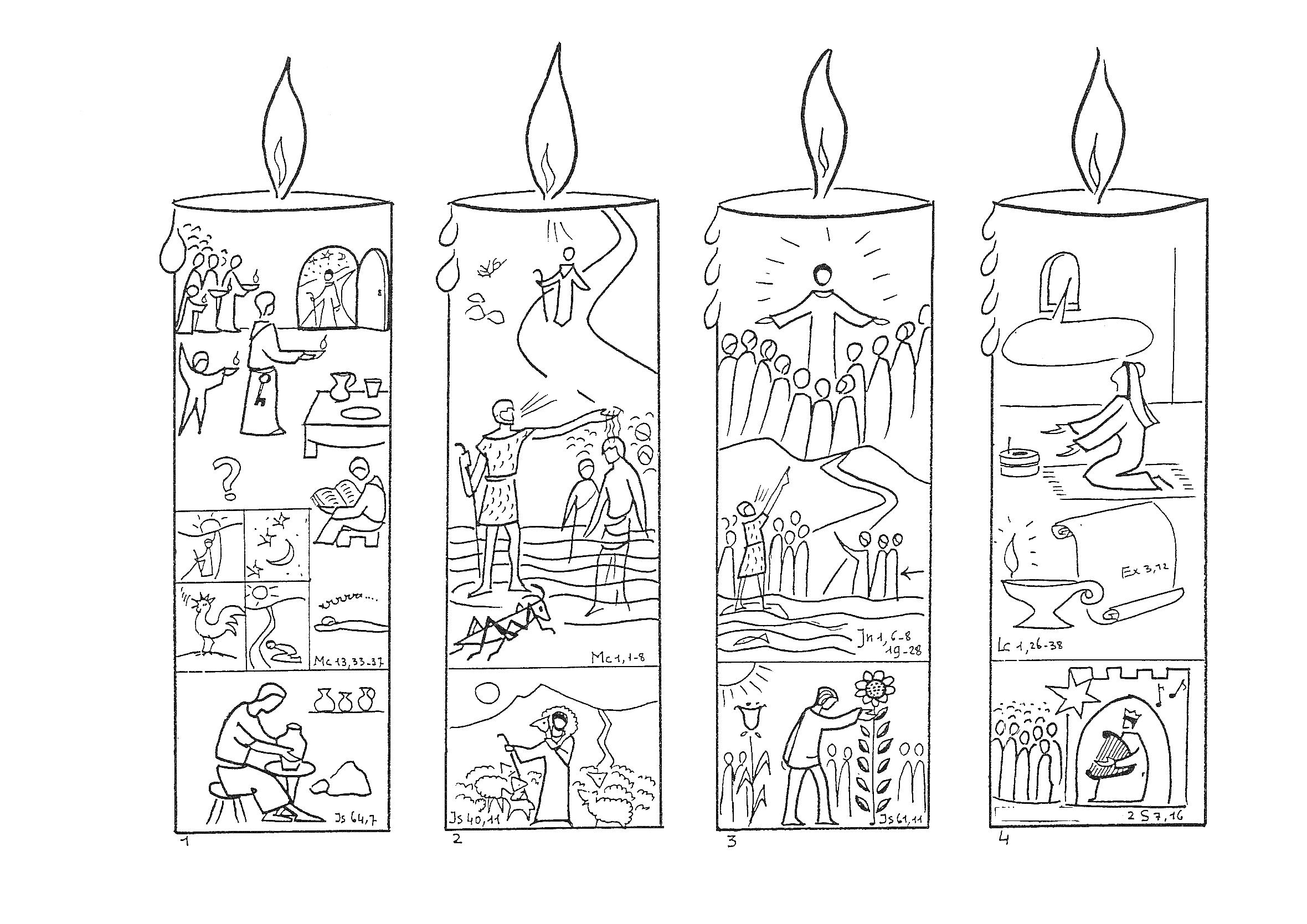 Advent Coloring Pages Free Printable Coloring Home