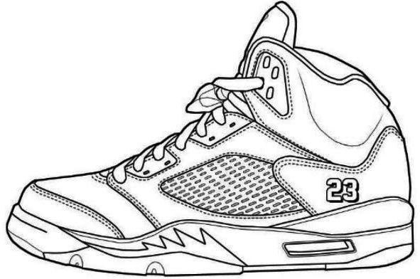 Jordans Color Pages