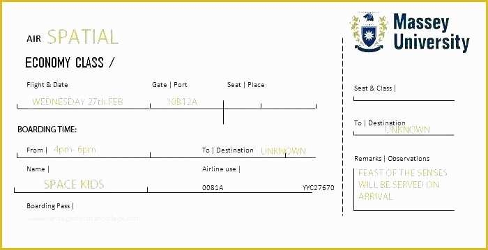 Airline Ticket Invitation Template Free Download Of Plane Ticket 