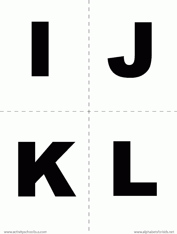 alphabet flash cards online printable