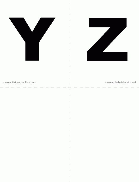 Alphabet Flash Cards ABC Cards Preschool Learning Online