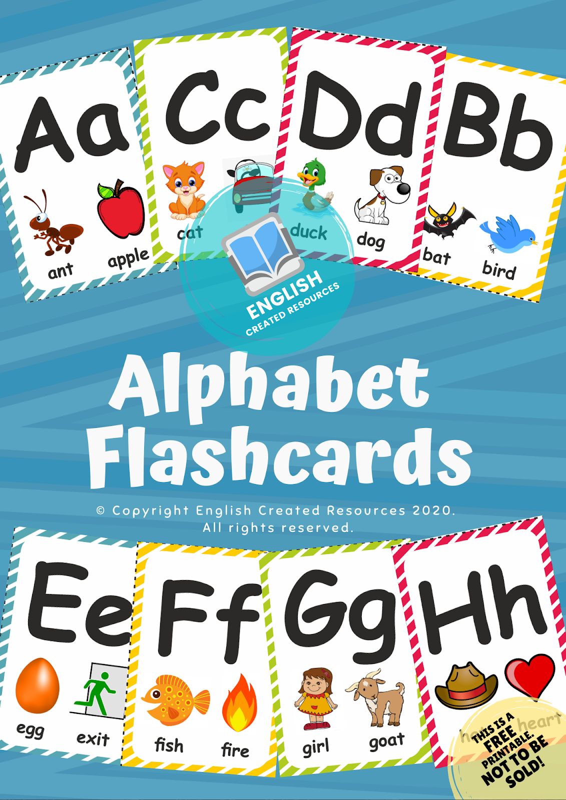 Alphabet Flash Cards Printable Pdf
