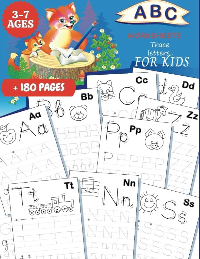 Alphabet Kindergarten Preschool Reading Writing Worksheet