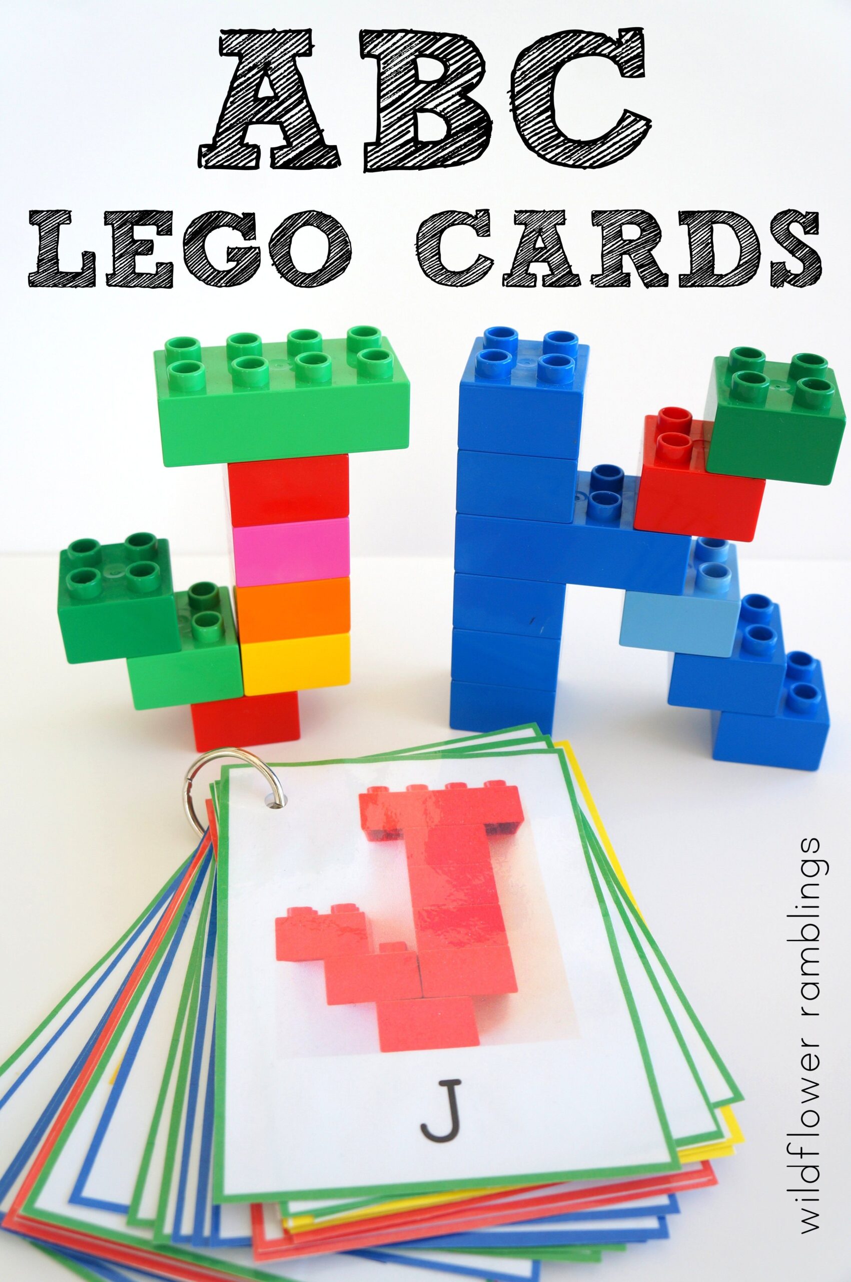 alphabet lego cards printable
