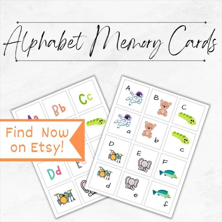 Alphabet Memory Game Fun And Educational