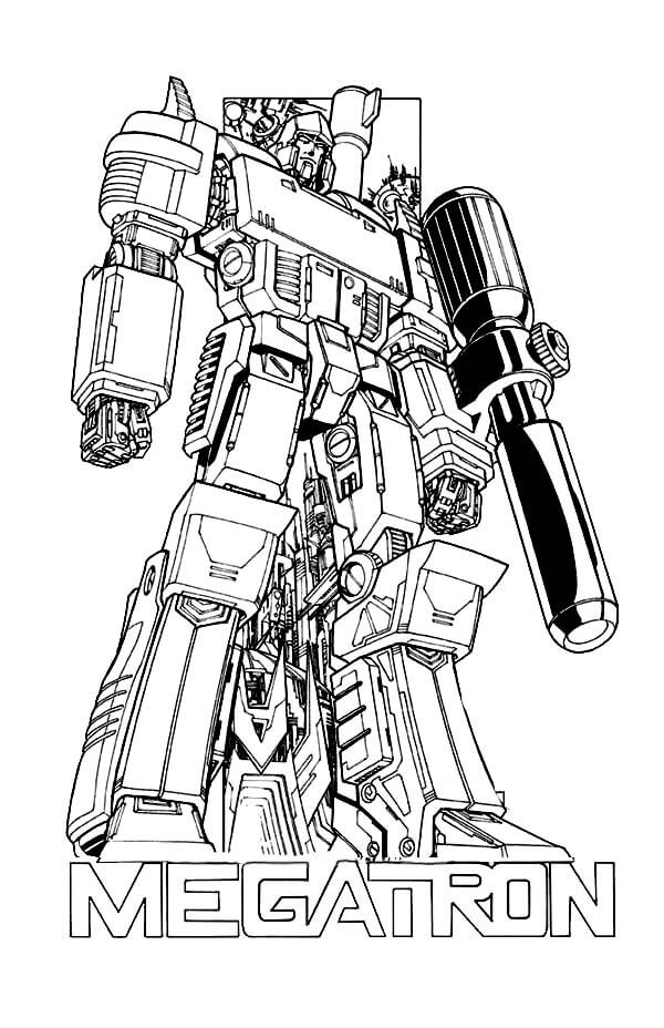 Megatron Coloring Pages