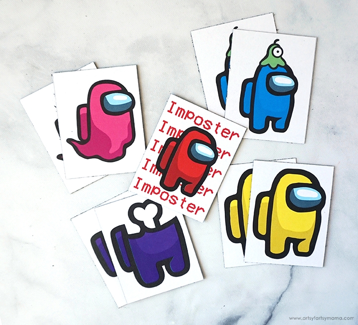 Among Us Task Cards Printable