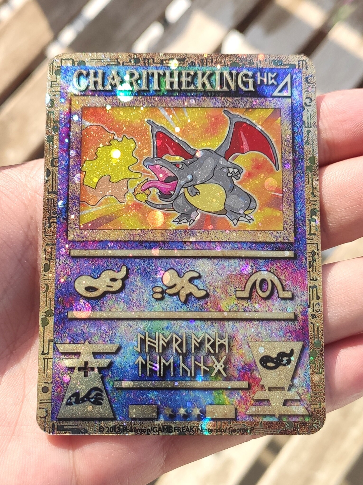 ancient charizard card printable