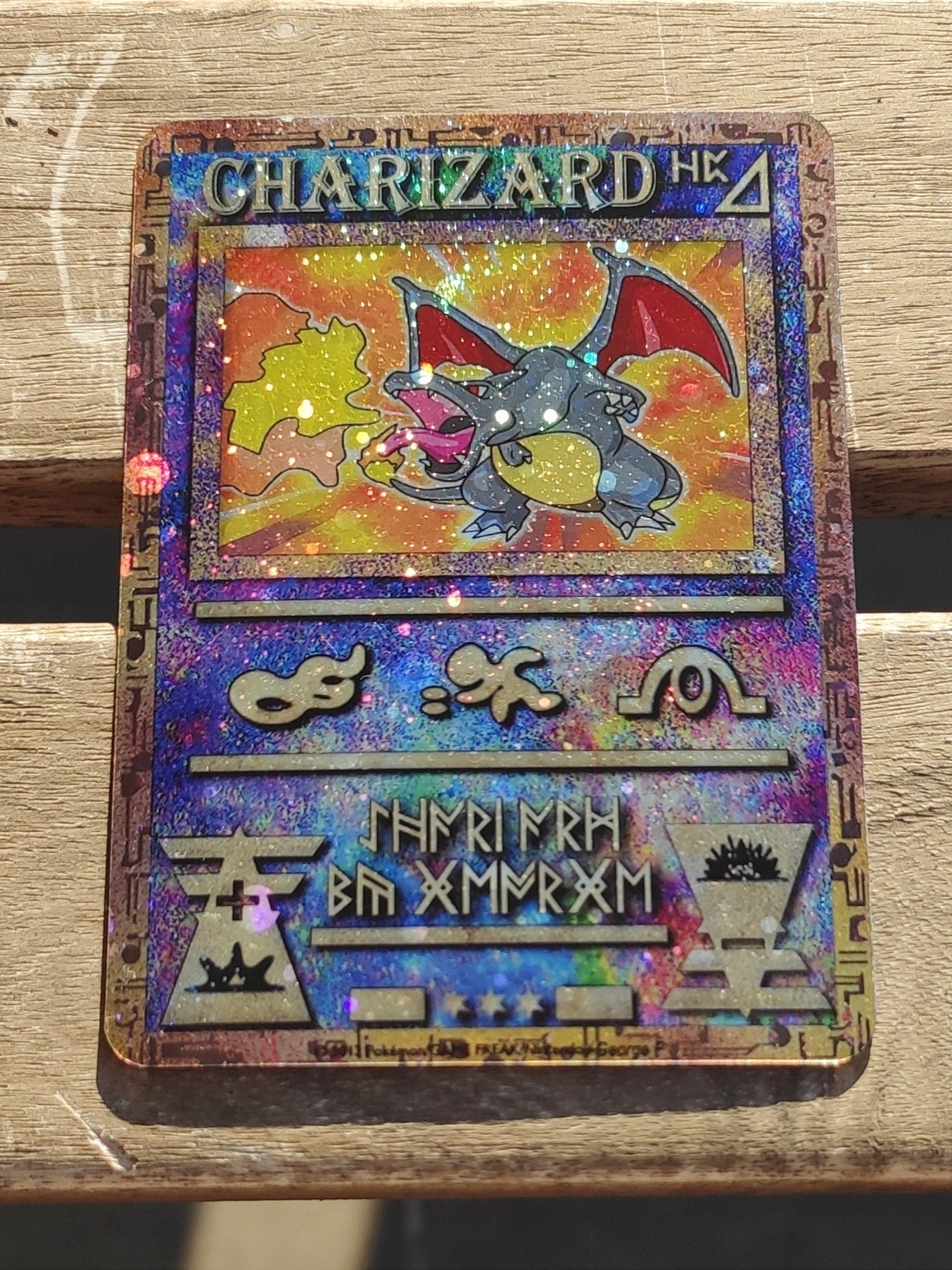 Ancient Charizard Personalized Card Or Timestamp Etsy