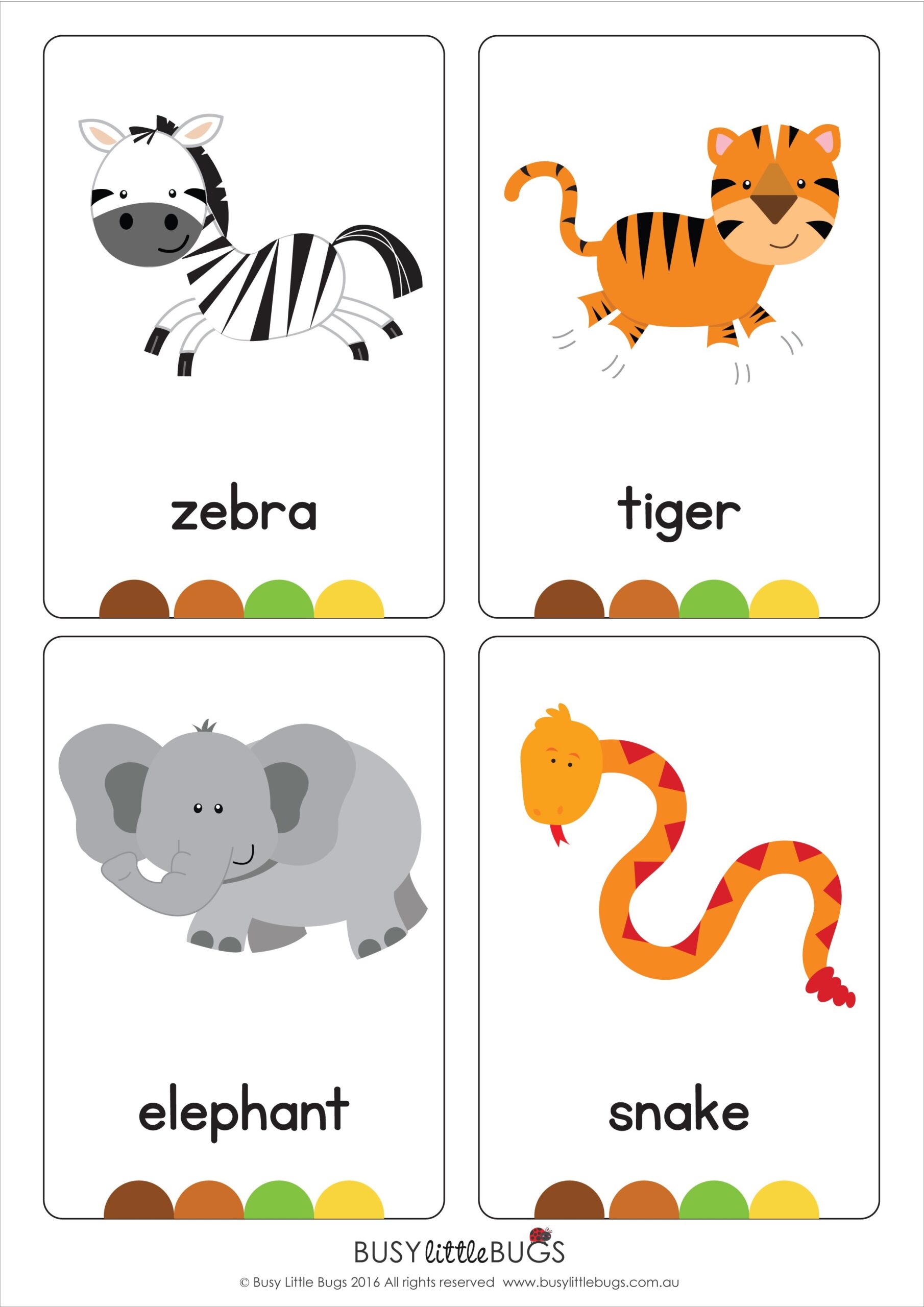 Animal Flashcards For Toddlers Printable Sketchymicro Pdf Flashcard 