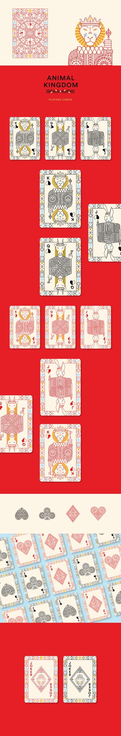 Animal Kingdom Cards On Behance