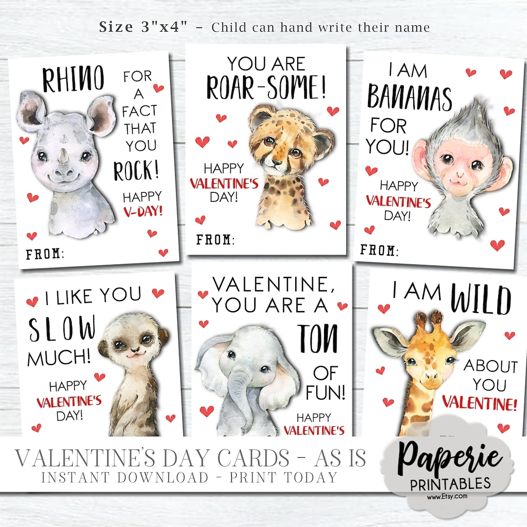 Animal Valentines Mom Wife Busy Life