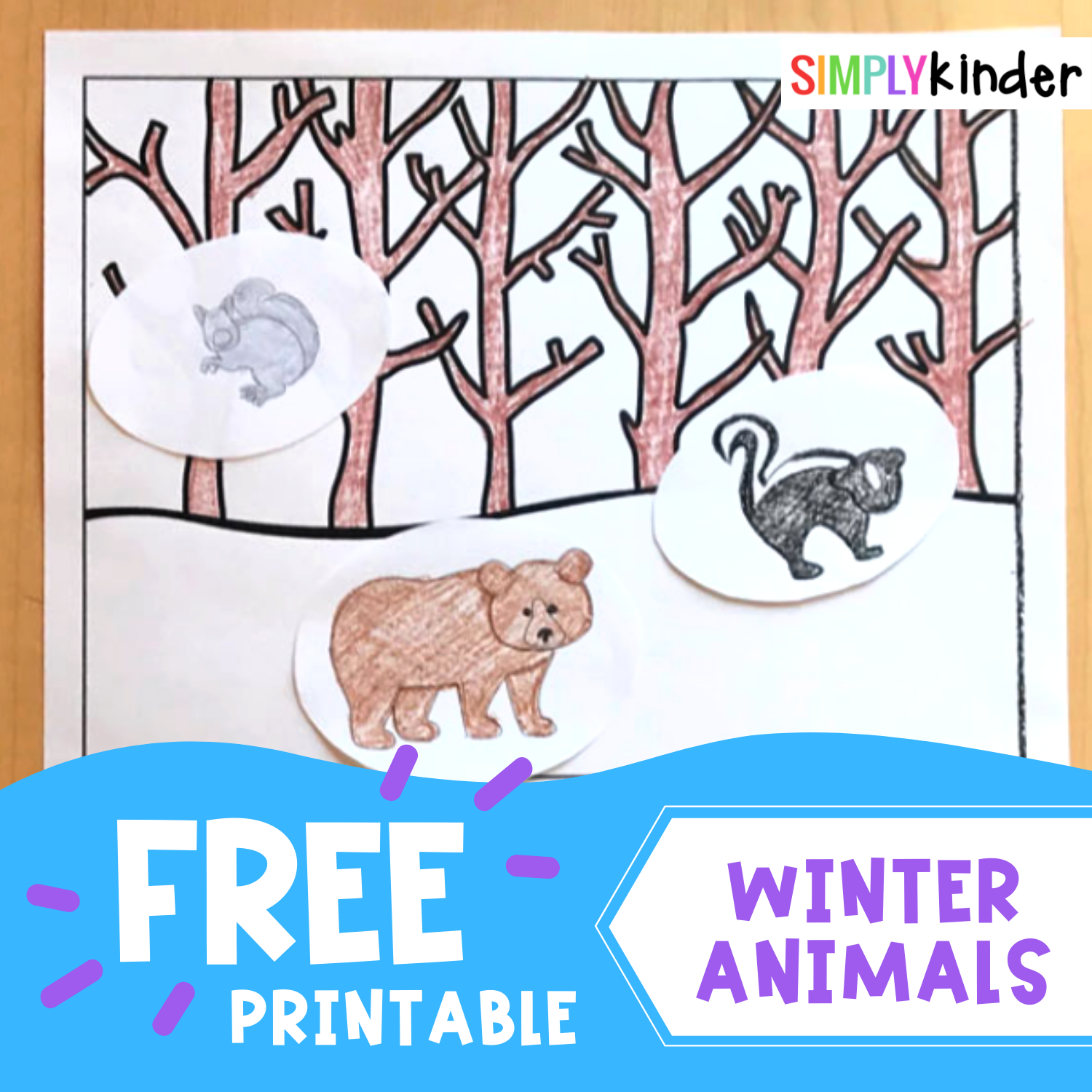 Animals That Hibernate Free Printables Templates Printable Free