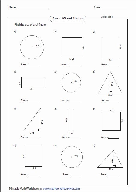 Area Of Irregular Shapes Worksheet New Area Irregular Shapes Worksheet 