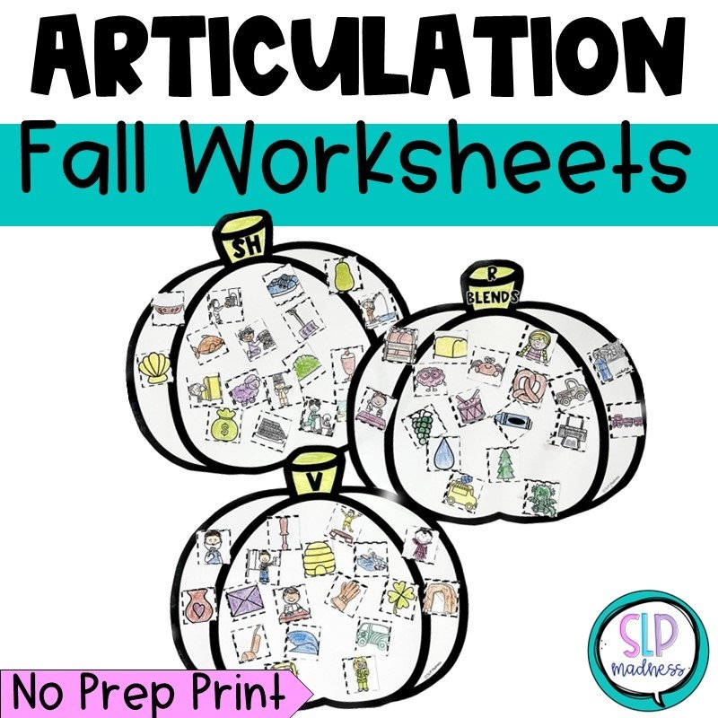 articulation worksheets