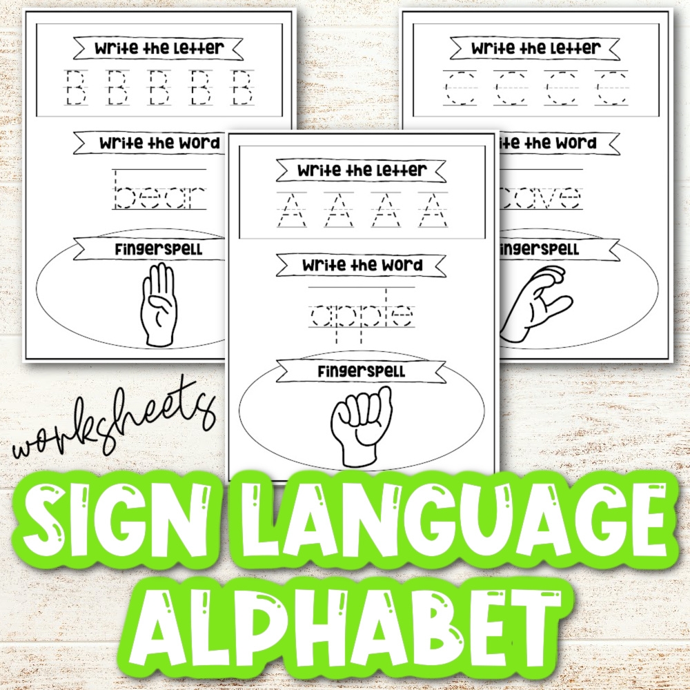 worksheet in asl