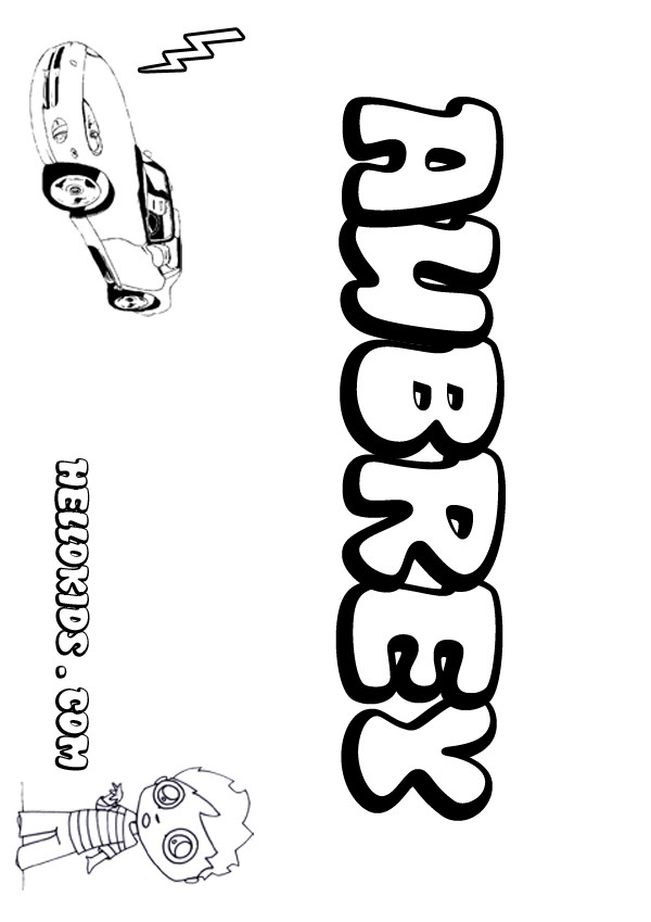 Aubrey Coloring Pages Hellokids