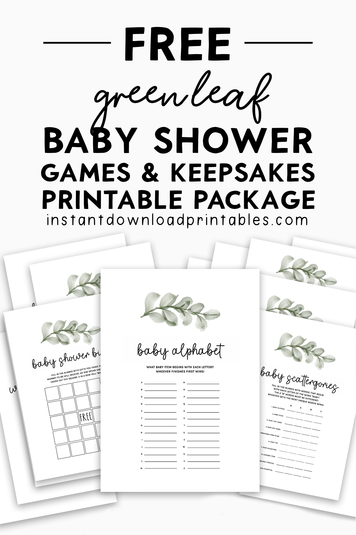 yellow baby shower games free printable
