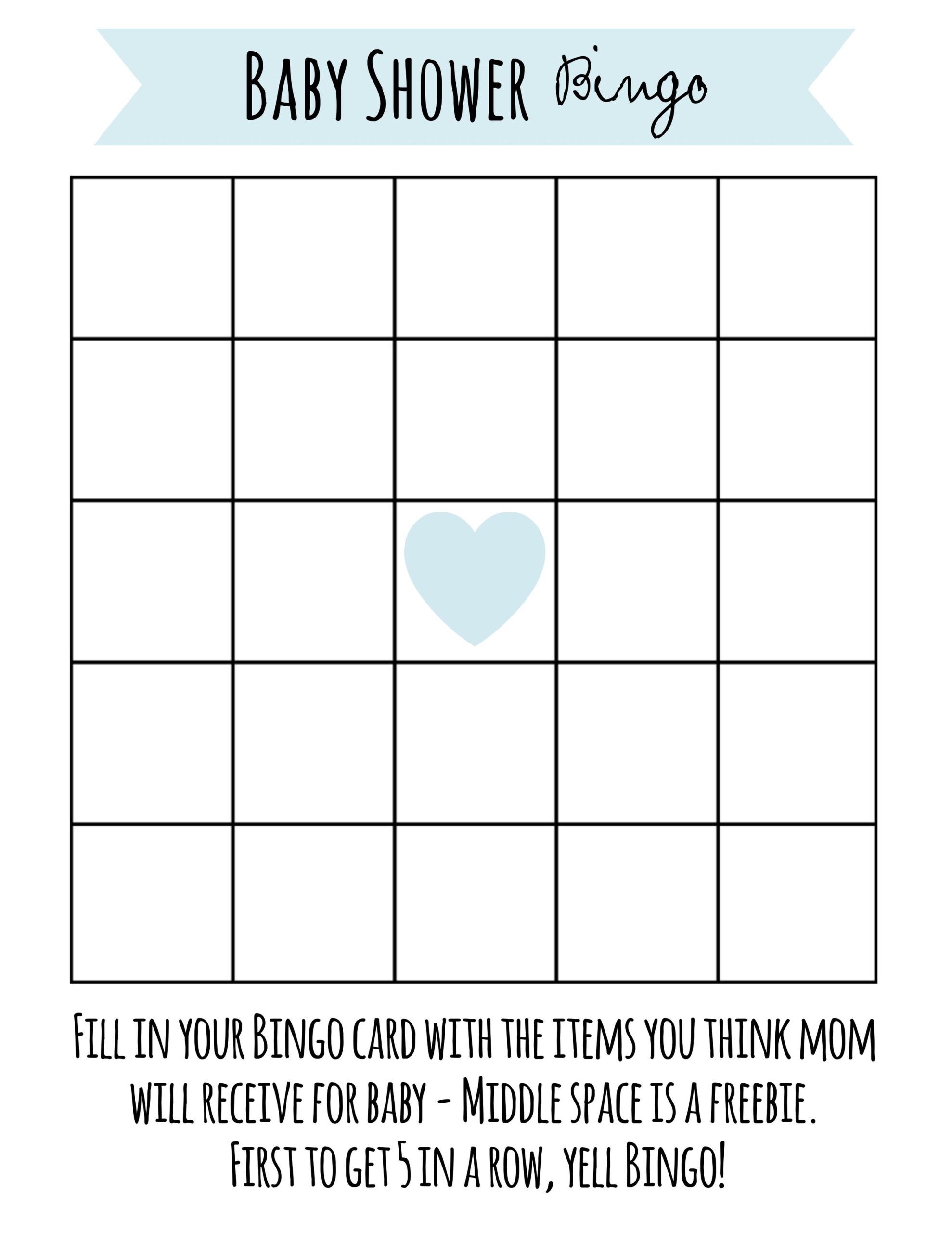 Baby Shower Games Printable Pdf