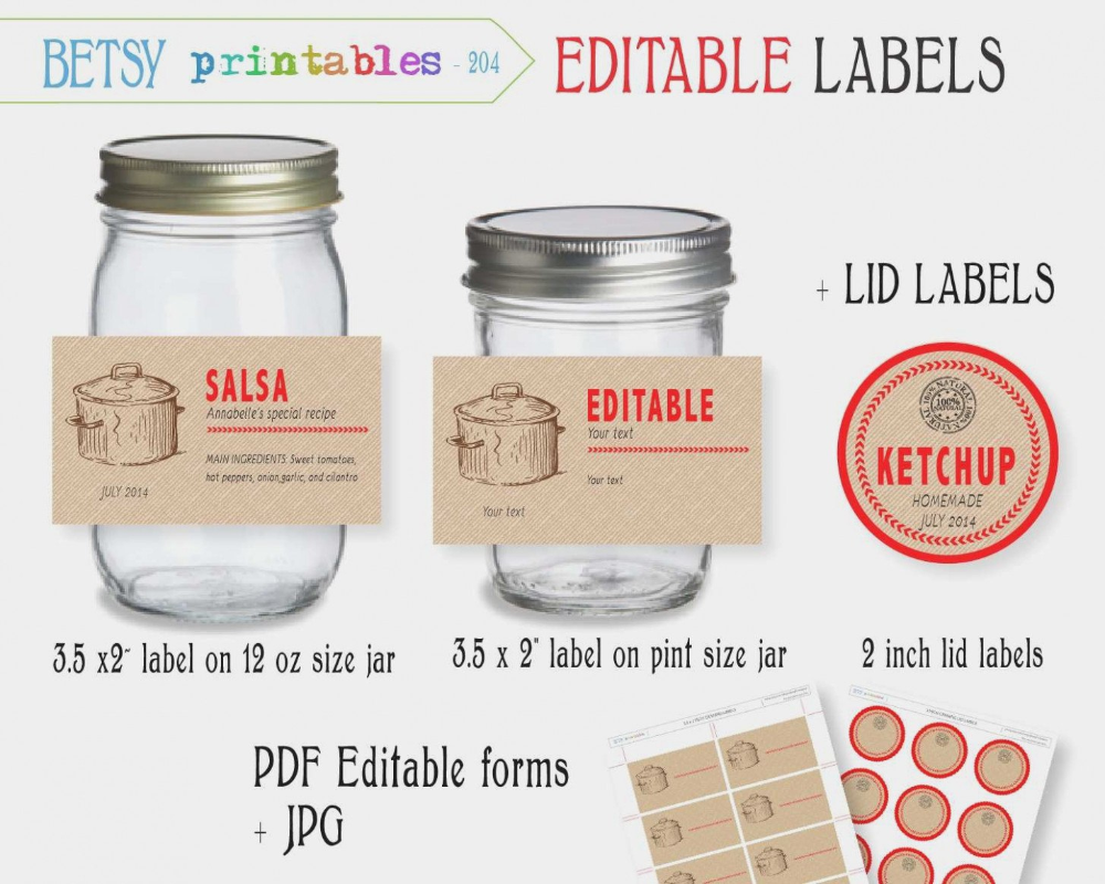 Ball Mason Jar Label Template Unique Jar Label Template Free With Mason