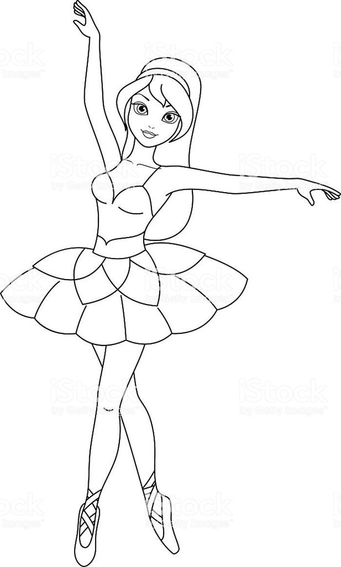 Ballet Girl Coloring Pages