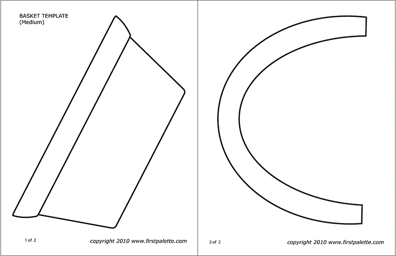 Basket Template Printable