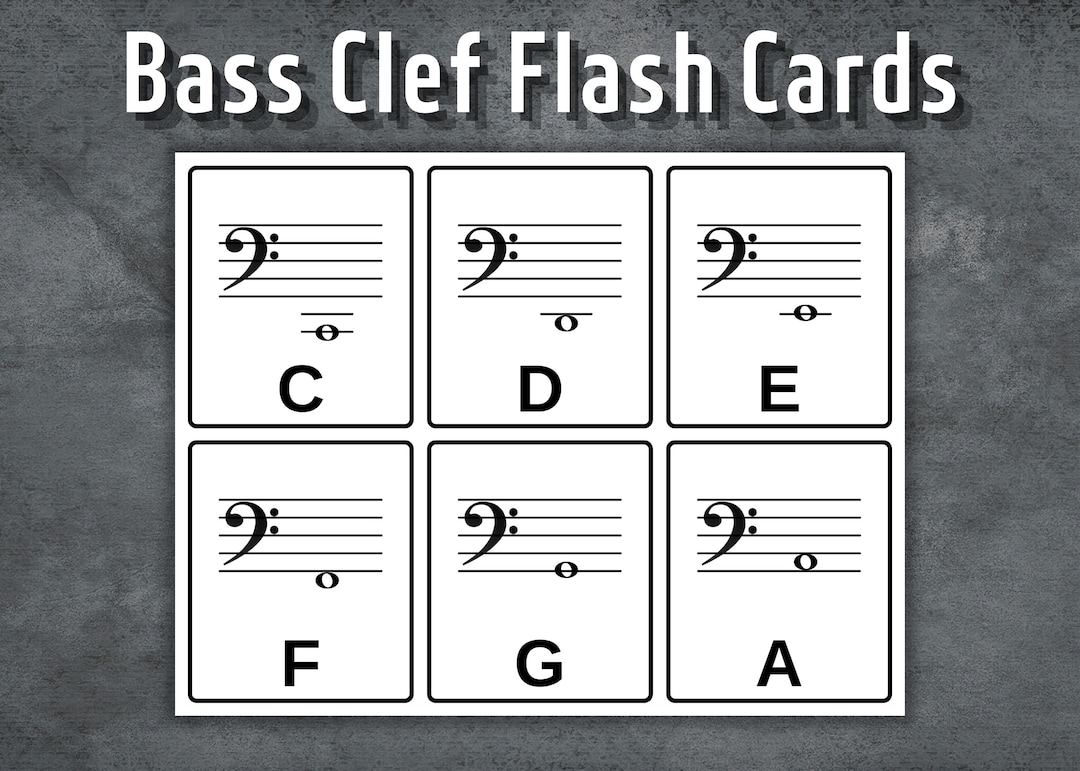 alto clef flash cards printable free