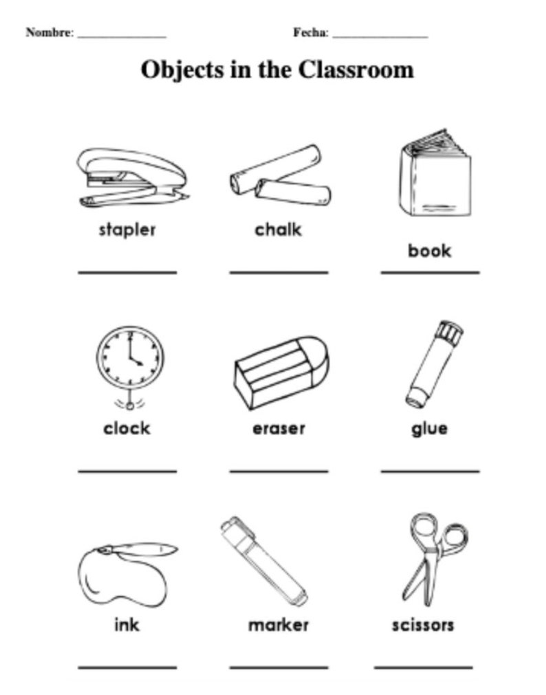 spanish beginner worksheets