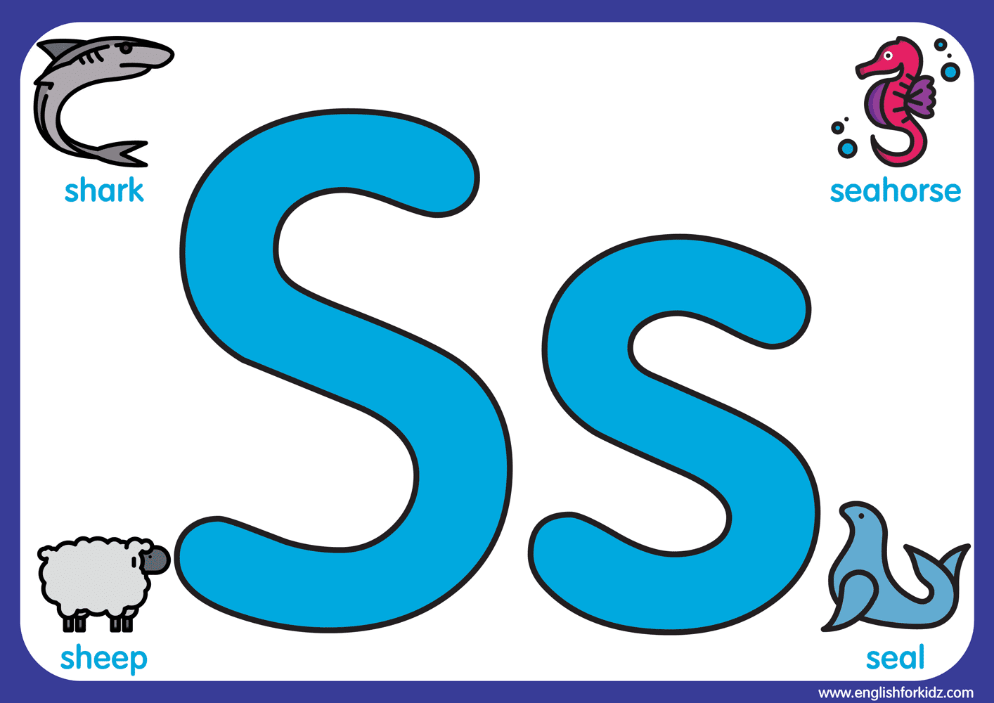 Big Printable Abc Letters S Panda Alphabets Printable Alphabet Images