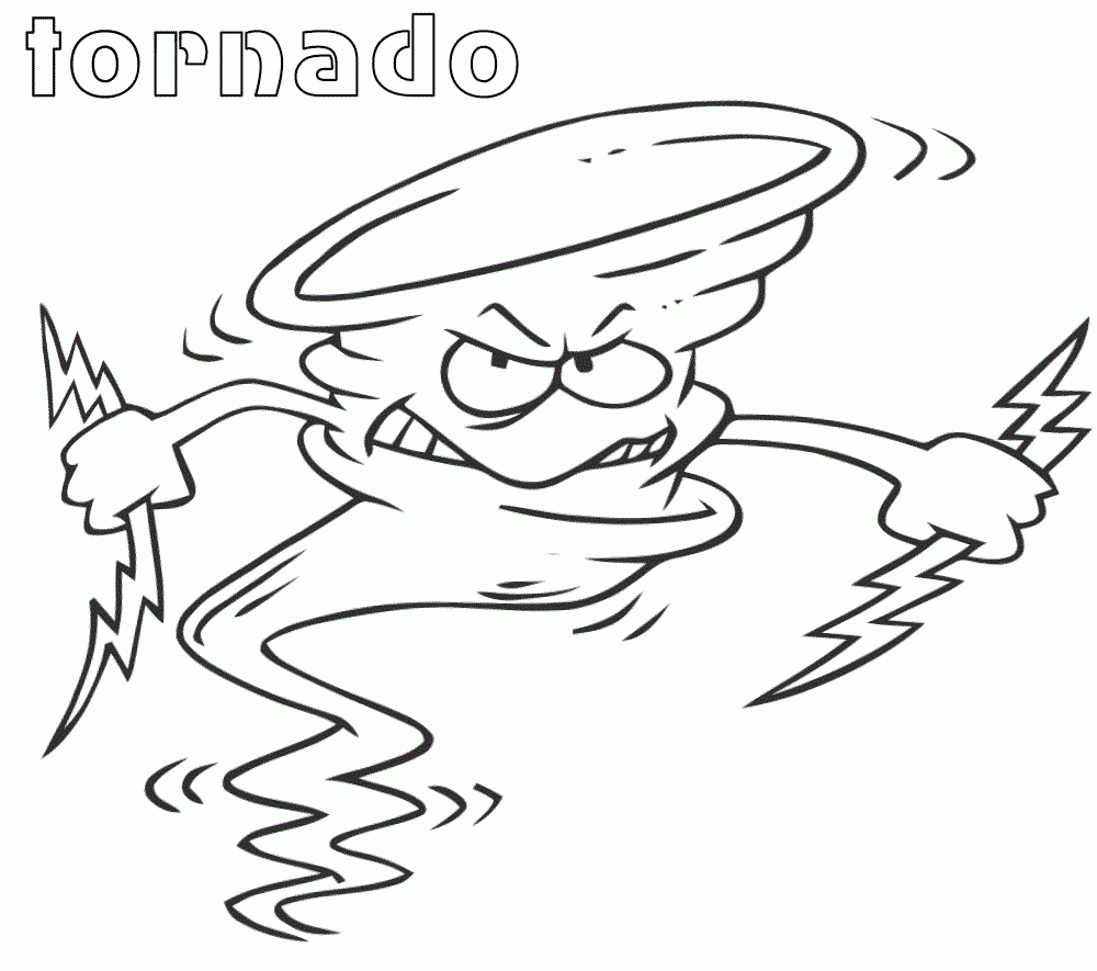 Big Tornado Coloring Page Free Printable Coloring Pages For Kids