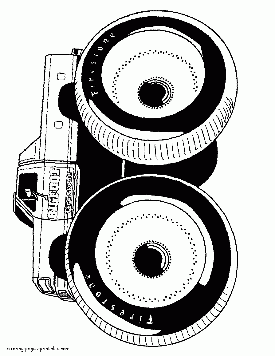 Bigfoot Monster Truck COLORING PAGES PRINTABLE COM