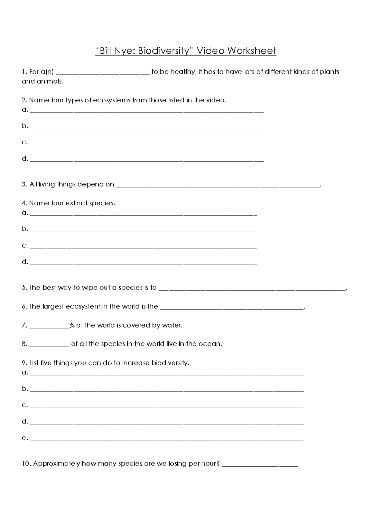 Bill Nye Lesson Plans Worksheets Reviewed By Teachers Worksheets