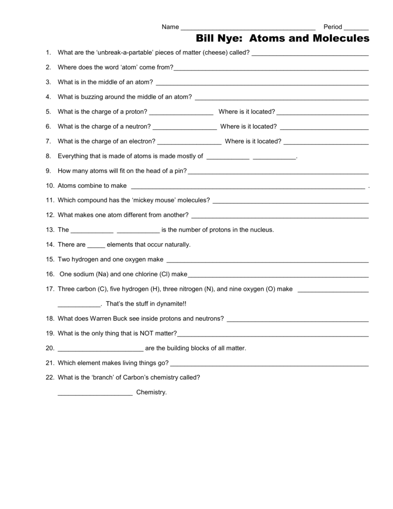Bill Nye Motion Worksheet Answers Pro Worksheet