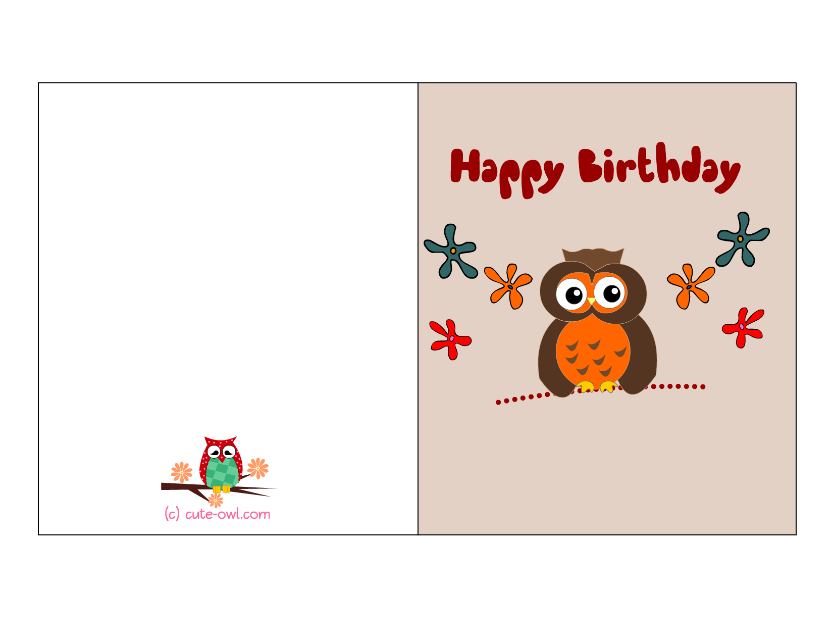 Birthday Card Printable Printable Free Templates