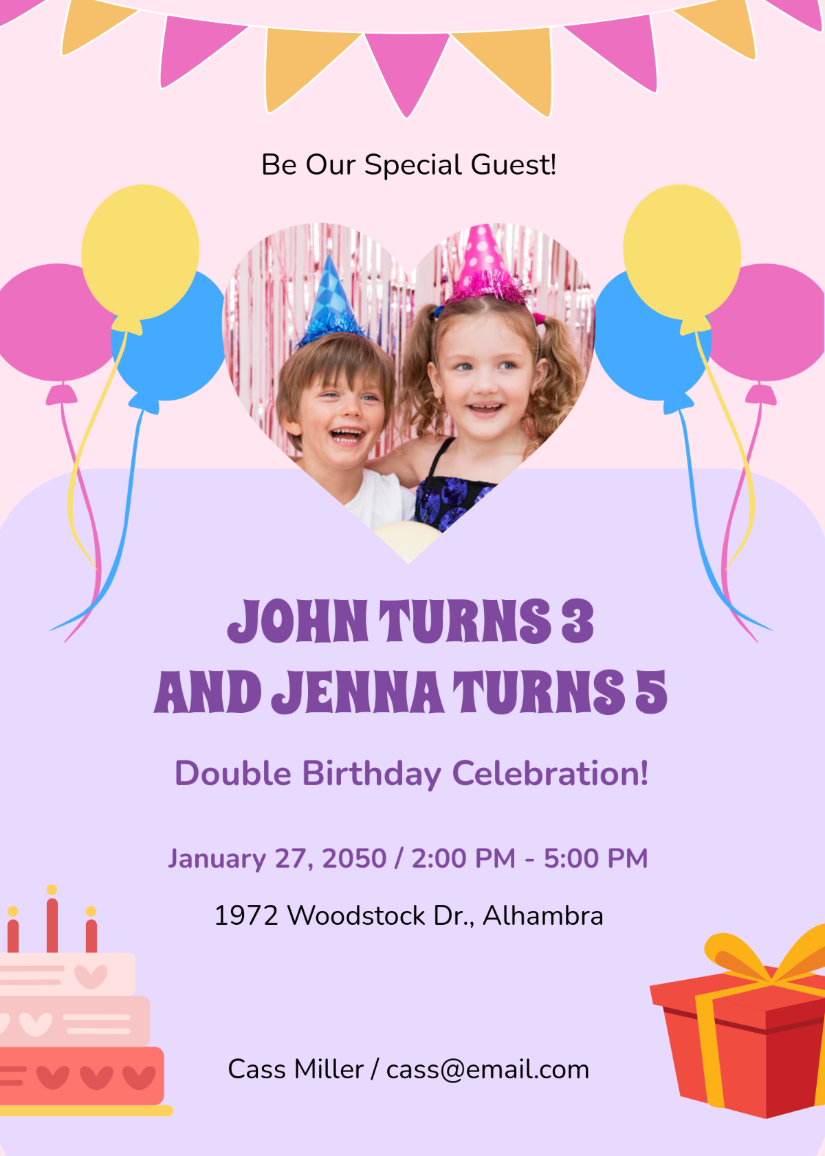 printable birthday party invitation templates