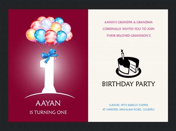 powerpoint birthday invitation template