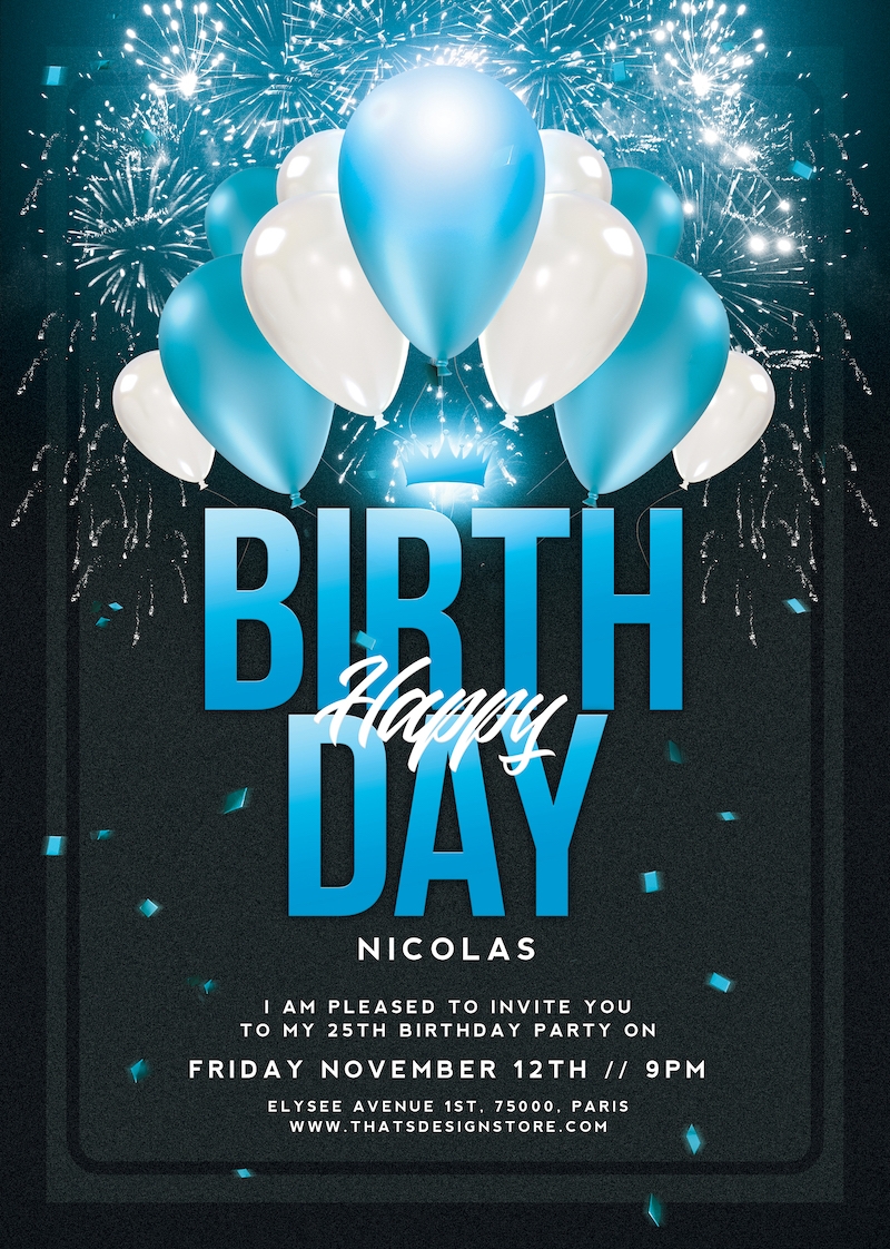 party invitation flyer templates free