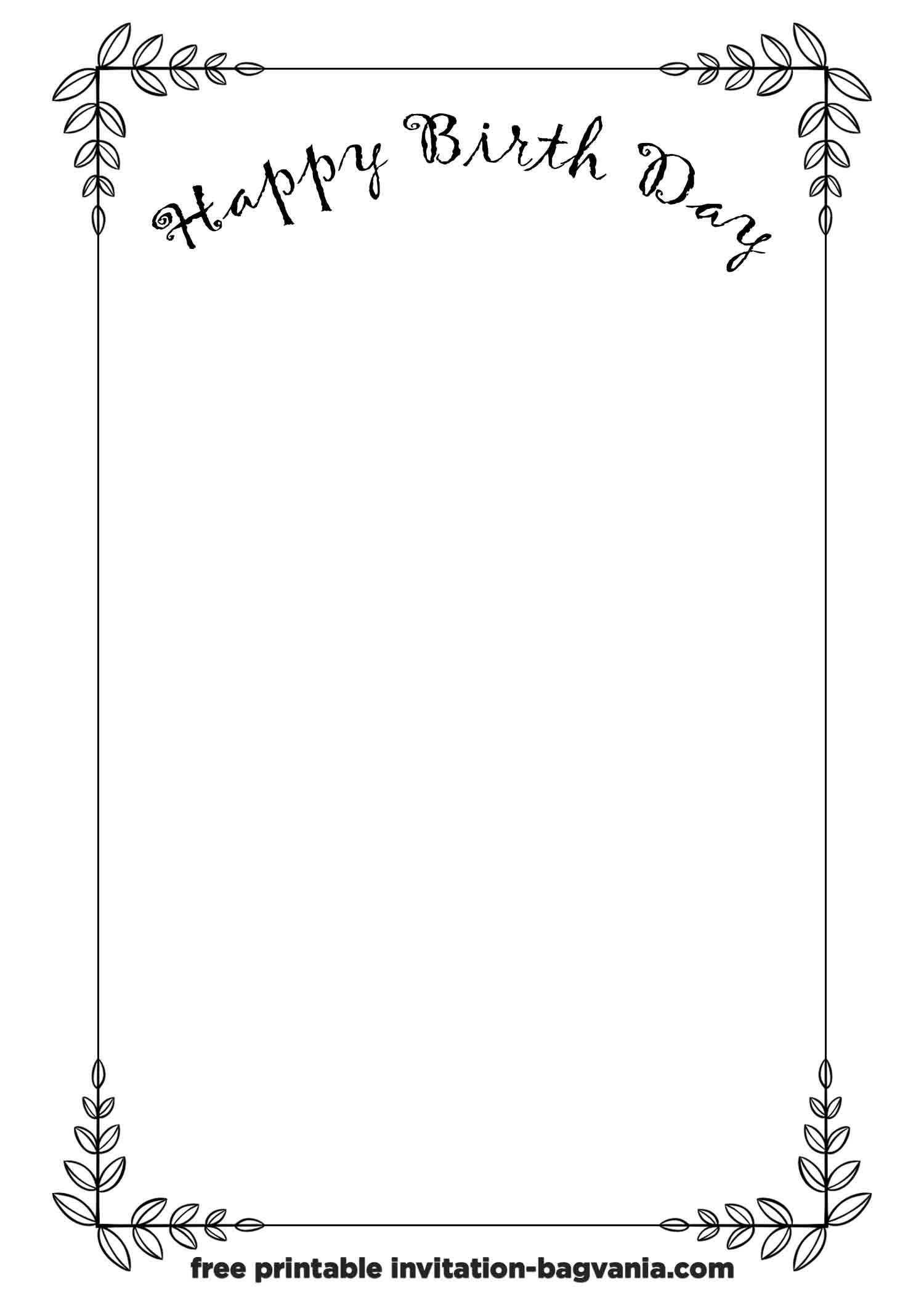 red black and white invitation template