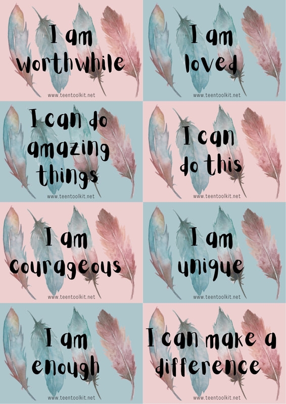 Blank Affirmation Cards Printable Printable Free Templates