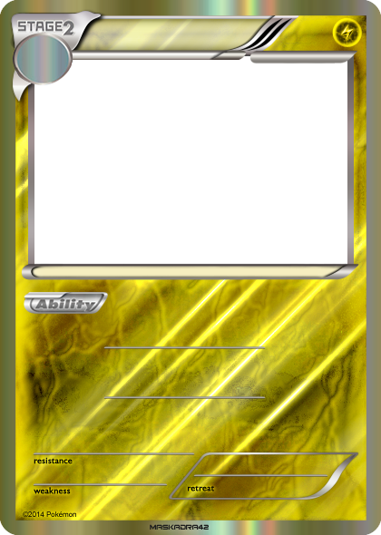 Blank Pokemon Card Meme Template