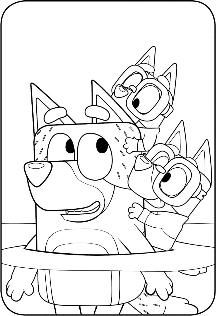 Bluey Coloring Page Free Printable Coloring Pages For Kids